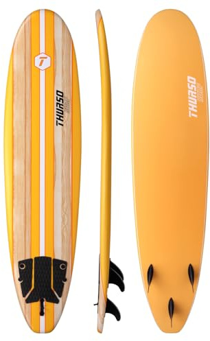 Thurso Surf Spire 8 ft Soft Top Foam Beginner Surfboard for Adults and Kids Perfect Longboard for Surfing Beach Fun and Water Sports Lightweight and Durable Modern Design for All Levels of Surfers