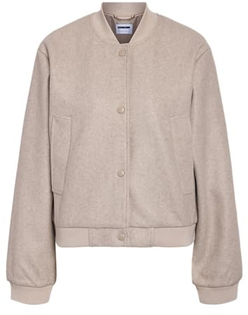 NOISY MAY Bomber Jacket NMEDDI M, Silver Lining, M