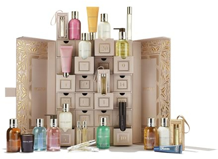 Molton Brown Beauty Advent Calendar - 24 Luxury Perfume, Bath & Body Treasures, Scented Skincare Gift Set