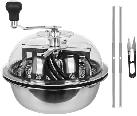 Tagliabordi Manuale per Foglie E Fiori da 16, Macchina per Tagliare Le Foglie a Ciotola, Taglierina per Potatura Idroponica, Taglio a Spirale, per Piante Idroponiche, Erbe Aromatiche