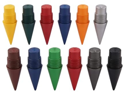 everpen Pencil, Forever Pencil, Metal Alloy Writing Instrument, That Never Needs Sharpening, Reusable Metal Inkless Pencils, Ideal for Writing & Drawing (12 Colored Pen Tips)