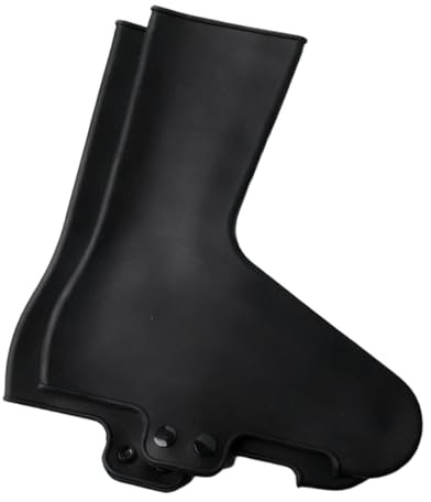 LRXFPIYF Cubierta para Zapatos de Ciclismo Impermeable Hecha en Silicona Diseño Ergonómico con Reducción de Arrastre Protección Contra Condiciones Adversas Ade, Black M