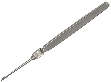 Nagelhautmesser Edelstahl, auswechselbar rostfrei