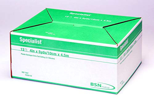 BSN Medical 30-7369 GYPSONA S Bandage, Extra Fast Setting, 5 x 5 yd. Size (Pack of 12)