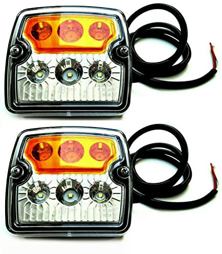 MelTruck 2x LED Blink-Positionsleuchte Standlicht Blinker 12V 24V LKW Anhänger Traktor