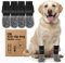 PICK FOR LIFE Dog Socks Paws Stop Licking 2 Pairs Dog Shoes with Grippers Anti-Slip Dog Boots Prevent from Licking Paws for Senior Dogs on Hardwood Floor (Grey, XS)