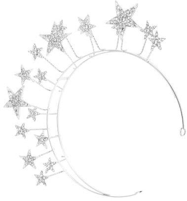 OSOLADY Couronne De Mariage Avec Brillantes Accessoire Élégant Pour Fête De Mariage Et Photos