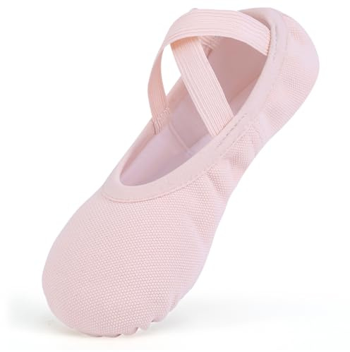 Ulicox Chausson de Ballet Fille Demi Pointe Danse Classique Élastique Chaussure Danse pour Filles Femme
