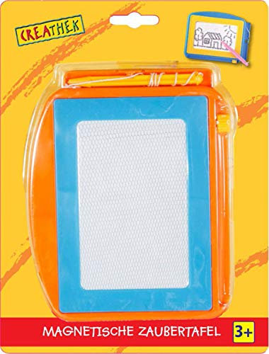 The Toy Company 4022498505900 Creathek Zaubermaltafel, klein, 17 x 13 cm, weiß, blau