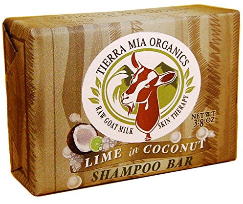 Tierra Mia Organics, Sapone per il trattamento della pelle, latte grezzo di capra con shampoo al cocco, 4.2 oz