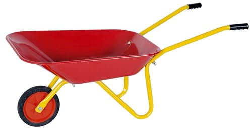 rama Carriola per Bambini in Acciaio Verniciato Rosso e Giallo