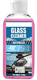 Detergente per vetri dell'auto, spray decalcificante per parabrezza da 100 ml, detergente per vetri domestici del parabrezza dell'auto, acqua antigelo per vetri del parabrezza dell'auto