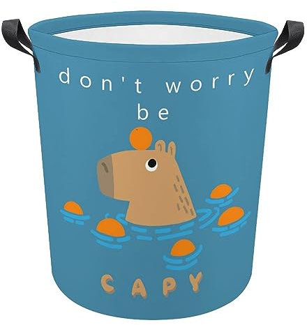 Cesto Ropa Sucia Carpincho Nada Entre Naranjas Impermeable Cestos Para La Colada Práctica Cestas Ropa Sucia Para Sala Juguetes Hotel 40X50Cm