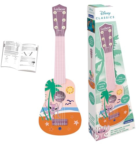 Lexibook, Disney Stitch, Ma Première Guitare Angel, Rose, K200D1