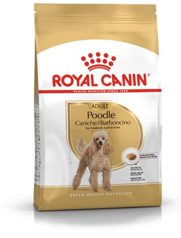 Royal Canin Poodle Adult | 3 kg | Alimento secco per Barboncini adulti | Per sostenere il pelo e il tono muscolare | Per cani a partire da 10 mesi di età