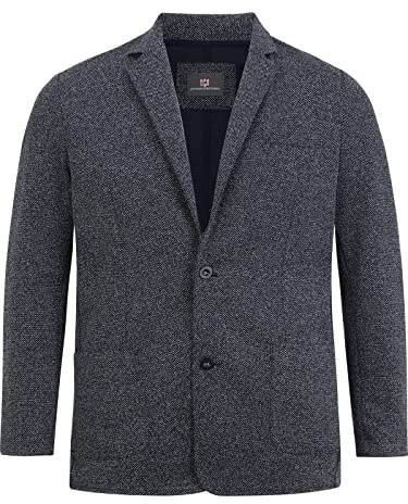 Jan Vanderstorm Homme Veste De Costume en Jersey Albin, matière légère et Souple, Blazer pour Homme, en Grandes Tailles L à XL | Matériau ample - Blazer pour homme - Taille Taille L - XL