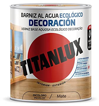BARNIZ MAD MATE 2,5 LT INC. AL AGUA ECOLOGICO DECORACION INT