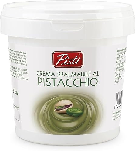 Pistì - Crema Spalmabile al Pistacchio - Con Pistacchi Verdi Selezionati, Lavorazione Artigianale, 100% Naturale - 1 kg