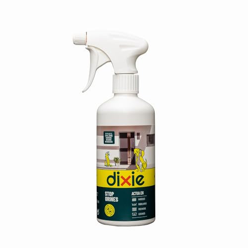 DIXIE - Repelente Orina Perros y Gatos - 500 ml - Evita Que Las Mascotas Marquen Territorio - Efecto Inmediato y Duradero - No Mancha ni Decolora Las Superficies - Educa a Las Mascotas a no Miccionar