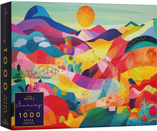 Elena Essex 1000 piece jigsaw puzzles for adults - Journey/jigsaw puzzle/jigsaw puzzles for adults 1000 / Colourful Cool Abstract Art Puzzle/size 70x50cm