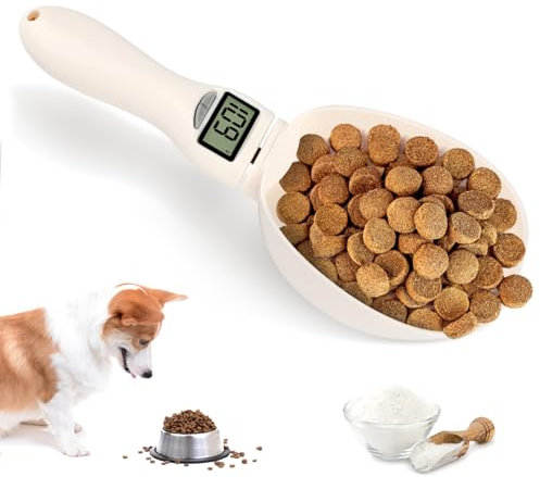 Bilancia Cucina Digitale a Cucchiaio, RISVOWO Bilancia Elettronica, bilanciamo per Cibo, Misurino Digitale, Precisione da 1g a 800g per Misurare il Peso Degli Alimenti in Cucina, Cibo per Cani e Gatti