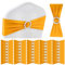Vegena Stretch Chair Sashes Bows, 50 PCS Elastic Chair Covers Sashes Bands, Spandex Chair Bands with Slider Buckle for Wedding, Party, Reception, Banquet, Event & Venue Décor