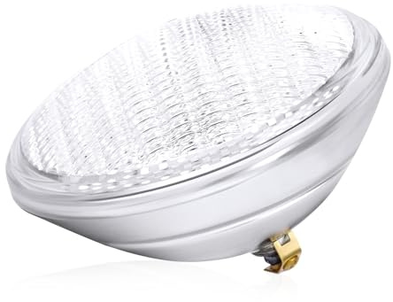 AHJ Foco Led Subacuático para Piscina PAR56 36W - Luz Blanca con Ángulo de 120° - IP68 Iluminación [12V CA/DC]