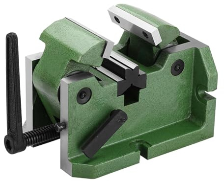 Morsa a V da banco da 10 cm, morsa in ghisa per banco da lavoro, attrezzatura di serraggio per tubi circolari, morsa per tubi con diametro di serraggio da 10 a 80 mm