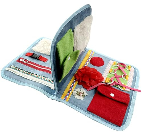 Couverture sensorielle multifonctionnelle pour adultes atteints de démence jouet sensoriel apaisant et réconfortant pour adultes souffrant d'Alzheimer et de démence.