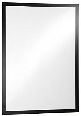 Durable Info-Rahmen Duraframe Poster (A1, selbstklebender Plakatrahmen mit Magnetverschluss) 1 Stück, schwarz, 499701