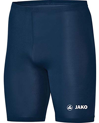 JAKO Unterziehhose Kinder Tight Basic 2.0 Navy 128 - Elastische Fahrradhose Kinder aus Polyester, Radlerhose Kinder mit elastischem Bund, Thermohose