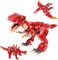 JTgugu 287 Pièces Jouet de Construction Dinosaure T-Rex Ptérodactyle Stégosaure 3 en 1 Jouer Dinosaures Jouet de Construction de Dinosaure STEM pour Enfants de 6 7 8 9 10 11 12 13 14 Ans