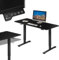 Juskys Höhenverstellbarer Schreibtisch 120x60cm - Elektrisch stufenlos verstellbar Bürotisch Sitz- & Stehtisch Speicherplatz Memory-Funktion - Schwarz