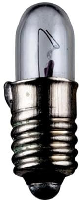 GOOBAY Lot de 3 Ampoules Tubulaire, 0,6 W culot E5,5, 12 V (DC), 50 mA