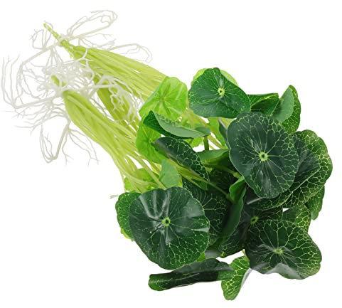 AOKWAWALIY Green Plants Decorations for Aquariums, 5 Pieces Imitation Plants, Artificial Plant Accessories, Silk Cloth, Miniature Table Decorations, Aquarium Design