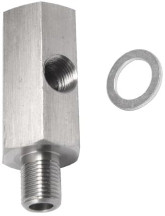 Taicols Adattatore Turbo Sensore Pressione Olio a T 1/8 NPT Tee