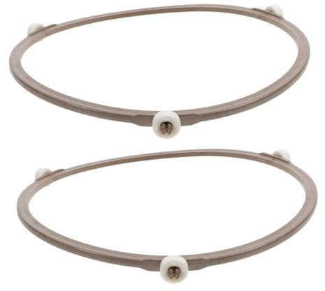MAGICLULU 4pcs Microwave Turntable Ring Support Ring Rotating Roller Microwave Tray Roller Fits Round Oven Use Oven Rack for Easy Rotating