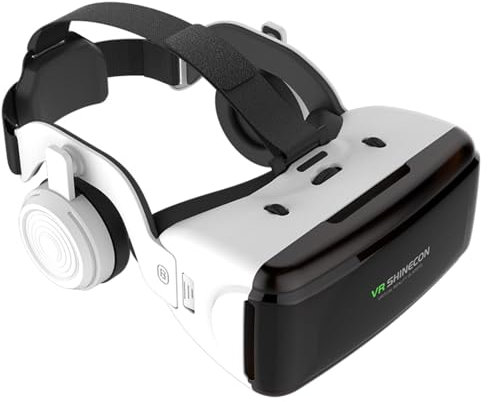 VR Headset, 3D VR -Brille - Einstellbare Virtual -Reality -HD -Objektive Brillen 3D für Handy,VR-Brille Anti-Blau-Licht für Kinder und Erwachsene