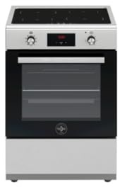 La Germania SE664IX Serie Futura, Cucina 60 Cm, Piano Ad Induzione Con 4 Zone Di Cottura, Forno Elettrico Ventilato Con 9 Funzioni, Funzione Booster, Classe Energetica A
