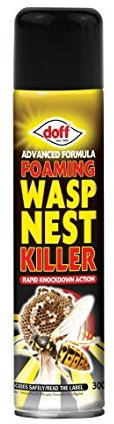 Doff 2 x 300ml Advanced Formula Foaming Wasp Nest Killer destroyer spray foam