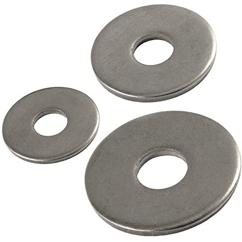 OPIOL QUALITY® Holzkonstruktionsscheiben Form R DIN 440 M10 aus Edelstahl A2 V2A (10 Stück) Holzbauscheiben Beilagscheiben Unterlegscheiben Scheiben Rundloch