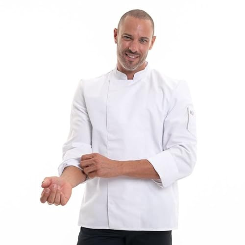 ROBUR - Veste de Cuisine Nero ML Blanche -