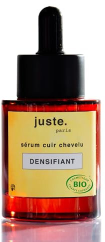 N 1 Serum pousse cheveux Bio - Traitement microbiote cuir chevelu - Anti chute femme et homme - plus 7000 cheveux - Favorise la croissance capillaire - Fabriqué en France - Ingrédients naturels