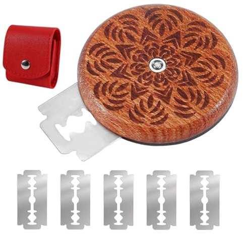 Set Di Coltelli Da Panettiere - Coltello Per Impastare Rotondo In Legno | Set Di Coltelli Per Impastare Con Lama Da Panettiere - Per Tagliare Con Precisione Il Pane A Lievitazione Naturale In Cucina,