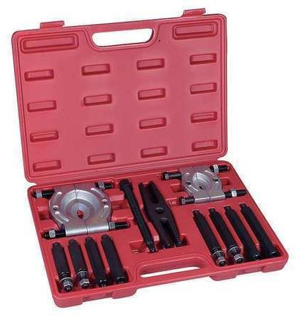Westward 23ny36 Bearing Splitter Set, 2 Jaws, 5 Tons, 4 Pcs