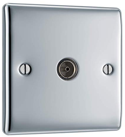 BG Electrical Single Co-Axial Socket