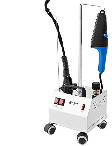 EOLO Centrale Vapeur AV02 TRIPLE Professionnelle Fer à Repasser, Pistolet et Brosse à Vapeur Défroisseur Traitement Vertical et Horizontal Chaudière en Cuivre à Economie d’Energie 5 Ans de Garantie