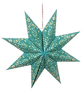 PIP STUDIO 51099200 Christmas Star Paper Overall Print Green 60 cm (1 Stück)
