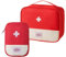Fenglin-joy Borsa Pronto Soccorso,2 pezzi Borsa per Medicinali Borsa di Emergenza Borsa Medica Sportiva Portatile per viaggiare campeggio casa escursionismo (rosso)