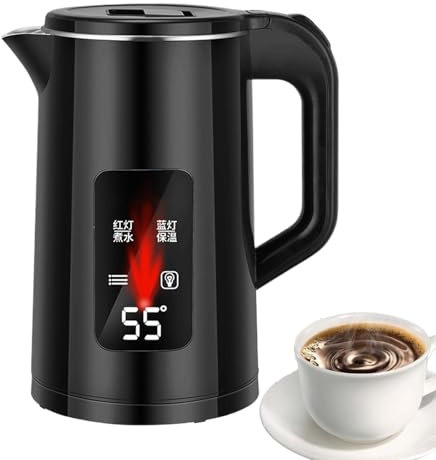 Eléctrica - Hervidor Eléctrico, Agua Eléctrica De Acero Inoxidable - Calentador Instantáneo De Caldera De Agua De Acero Inoxidable De Ebullición Rápida Para Reuniones Familiares, Dormit